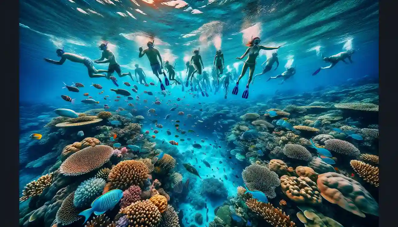 Jean-Michel Cousteau Resort, Fiji, an eco-friendly snorkeling destination within the biodiverse Namena Marine Reserve