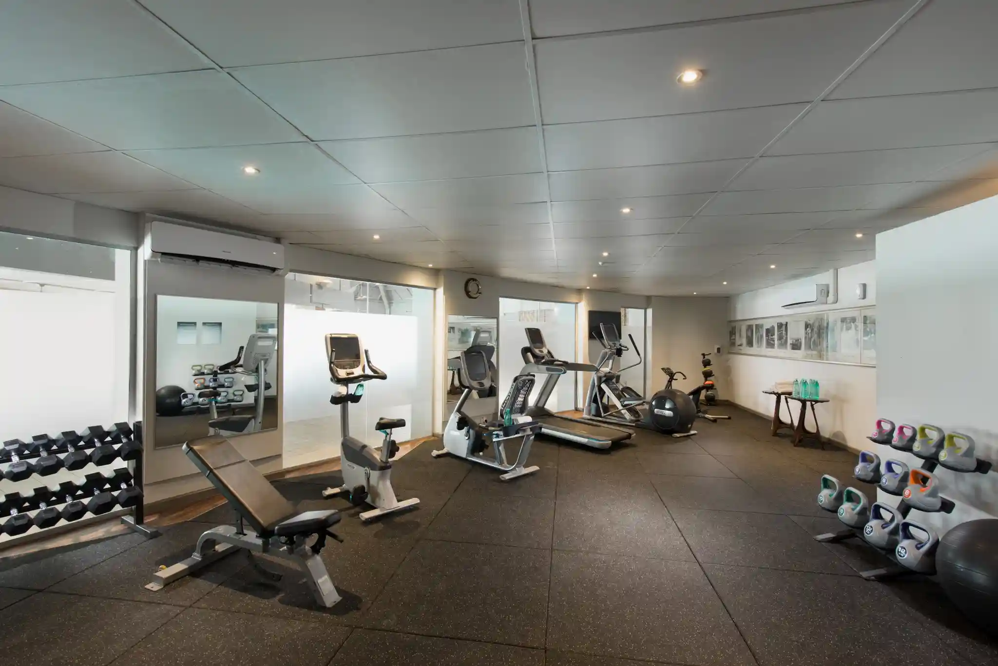 state of the art fitness center for staying active while in paradise