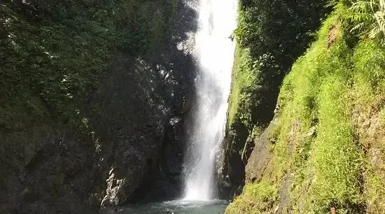 the magical waterfall pouring down